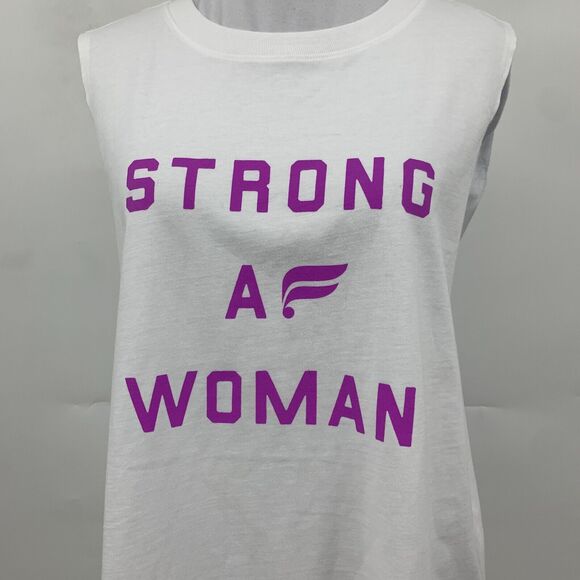 Fabletics International Womens Day Muscle Tank Womens M Medium Drop Armhole Top - Picture 3 of 15